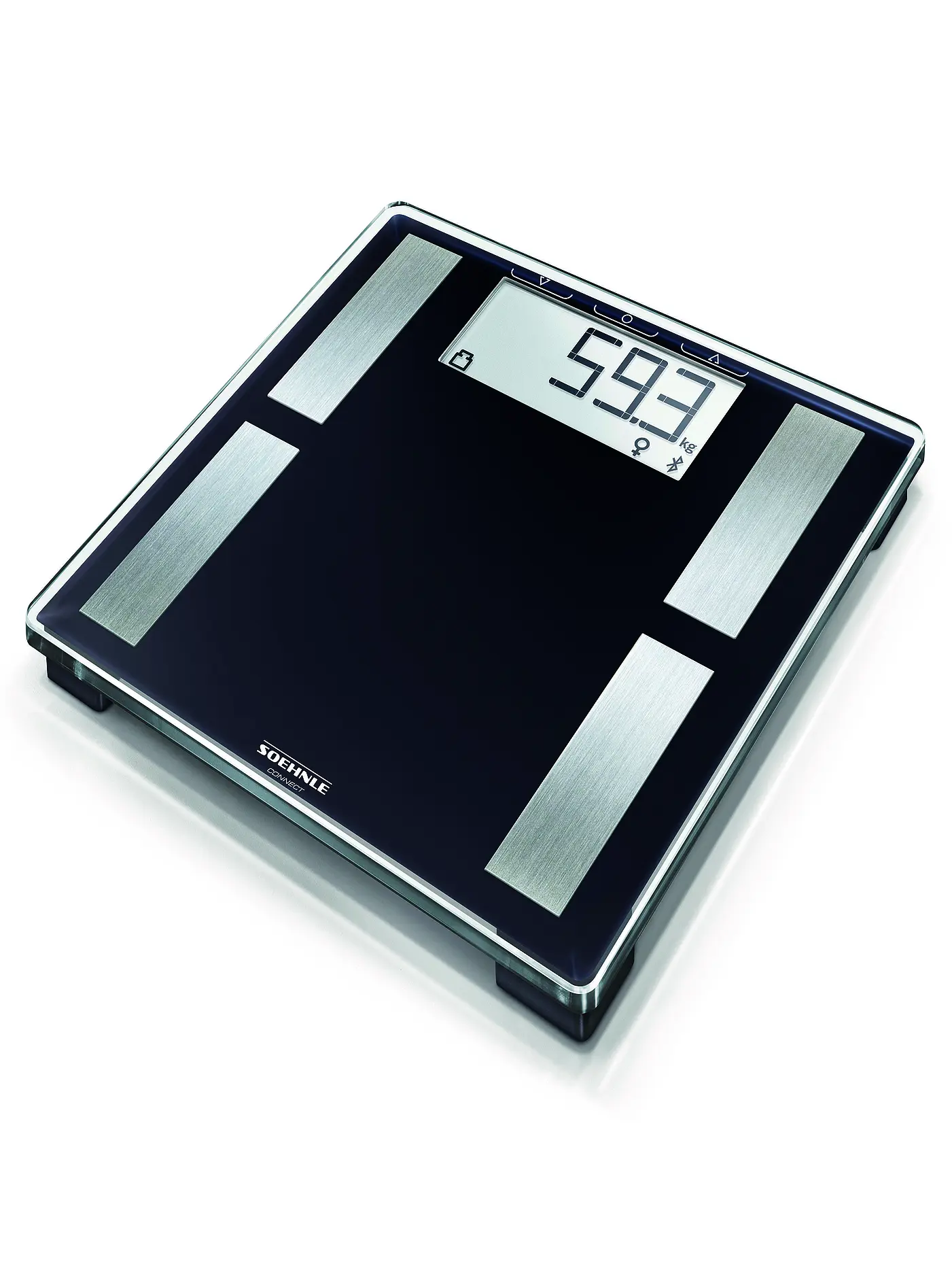 SÖHNLE | Personenwaage Shape Sense Connect 50 schwarz | 